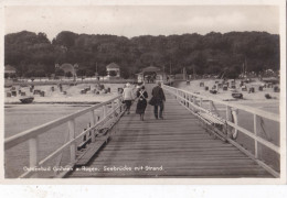 Ostseebad Gohren A. Rugen Seebrucke Mit Strand - Göhren