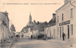 18-CHATEAUNEUF-SUR-CHER- ROUTE DE LEVET QUARTIER TIVOLI - Chateauneuf Sur Cher