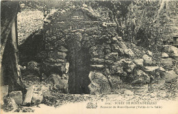 77 - FORET DE FONTAINEBLEAU - FONTAINE DU MONT CHAUVET - VALLEE DE LA SOLLE - Fontainebleau