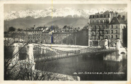 38 - GRENOBLE -  LE PONT SUSPENDU - Grenoble