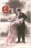 CPA Carte Postale France Couple Votre Corsage Embaume Et Grise Il Sert D'asile ...1912  VM80361 - Coppie