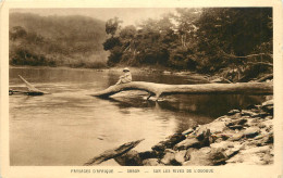  PAYSAGES D'AFRIQUE - GABON - SUR LES RIVES DE L'OGOOUE - Gabon