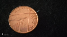 İNGİLTERE-2012   ONE  CENT    XF- - 1 Penny & 1 New Penny