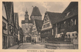 Rothenburg O.T. Gel. 1923  Rödergasse - Rothenburg O. D. Tauber