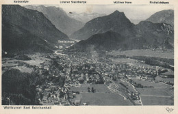 Bad Reichenhall  Gel. 1950 Luftaufnahme - Bad Reichenhall