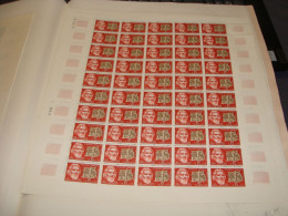 N° 1551 En Feuille De 50 Timbres  Entières Neuves - Hojas Completas