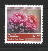 Penrhyn Island 2011 Flowers Peony $1.10 Single MNH - Penrhyn