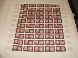 N° 1552 En Feuille De 50 Timbres  Entières Neuves - Ganze Bögen