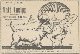 Buvez Du MALT KNEIPP - Illustrazione - Pubblicità D'epoca - 1915 Old Ad - Advertising