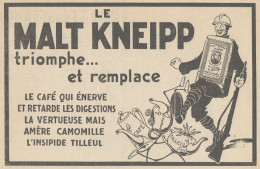 Le MALT KNEIPP - Illustrazione - Pubblicità D'epoca - 1915 Old Advertising - Advertising