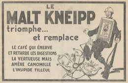 Le MALT KNEIPP - Illustrazione - Pubblicità D'epoca - 1915 Old Advertising - Werbung