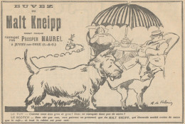 Buvez Du MALT KNEIPP - Illustrazione - Pubblicità D'epoca - 1915 Old Ad - Advertising