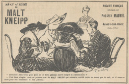 Buvez Du MALT KNEIPP - Illustrazione - Pubblicità D'epoca - 1915 Old Ad - Advertising