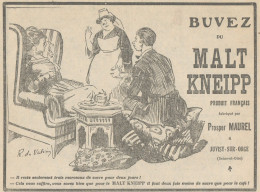 Buvez Du MALT KNEIPP - Illustrazione - Pubblicità D'epoca - 1918 Old Ad - Advertising