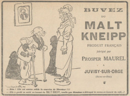 Buvez Du MALT KNEIPP - Illustrazione - Pubblicità D'epoca - 1918 Old Ad - Advertising