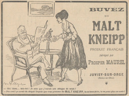 Buvez Du MALT KNEIPP - Illustrazione - Pubblicità D'epoca - 1918 Old Ad - Advertising