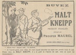 Buvez Du MALT KNEIPP - Vignetta - Pubblicità D'epoca - 1918 Old Advert - Advertising