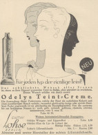 ODELYS Teint Creme - Gustav Lhose - Pubblicità D'epoca - 1929 Old Advert - Advertising