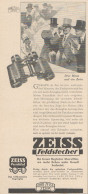 ZEISS Feldstecher - Pubblicità D'epoca - 1929 Old Advertising - Advertising