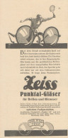 ZEISS Punktal Glaser - Pubblicità D'epoca - 1925 Old Advertising - Advertising