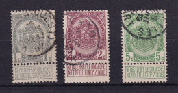 [2828]  Zegels 81 - 83 Gestempeld - 1893-1907 Stemmi