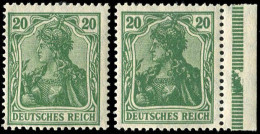 Deutsches Reich, 1921, 143 A, C, Postfrisch - Other & Unclassified