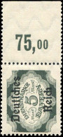 Deutsches Reich, 1920, 51 P RR I, Postfrisch - Other & Unclassified