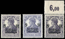 Deutsches Reich, 1919, 106 A-c, Postfrisch - Sonstige & Ohne Zuordnung