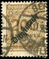 Deutsches Reich, 1923, D 83 A, Gestempelt - Servizio