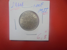 SARRE 100 FRANKEN 1955 (A.1) - 100 Francos