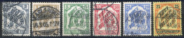 Deutsches Reich, 1905, D 9-14, Gestempelt - Dienstmarken