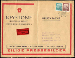 Bundesrepublik Deutschland, 1956, 181,190, Brief - Andere & Zonder Classificatie