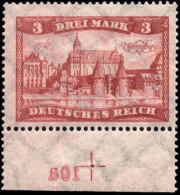 Deutsches Reich, 1924, 366 X Pl.-Nr, Postfrisch - Otros & Sin Clasificación