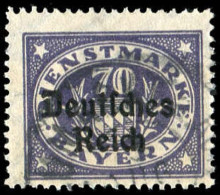 Deutsches Reich, 1920, 42 I, Gestempelt - Dienstmarken