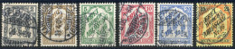 Deutsches Reich, 1905, D 9-14, Gestempelt - Dienstmarken