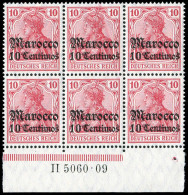 Deutsche Auslandspost Marokko, 1906, 36 HAN A, Postfrisch - Turchia (uffici)