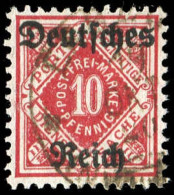 Deutsches Reich, 1920, 53 II, Gestempelt - Servizio