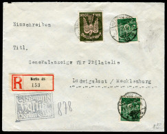 Deutsches Reich, 1923, 237, 244 (2), Gestempelt, Brief - Andere & Zonder Classificatie