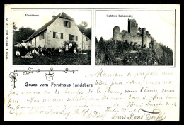 BAVIÈRE-1902-GRUSS VOM FORSTHAUS LANDSBERG - Landsberg