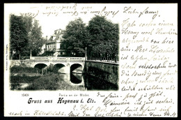 67. GRUSS AUS HAGENAU - 1901 - HAGUENAU - Haguenau