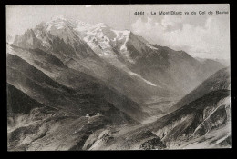 14782 - SUISSE - Le Mont Blanc Vu Du Col De Balme - Otros & Sin Clasificación