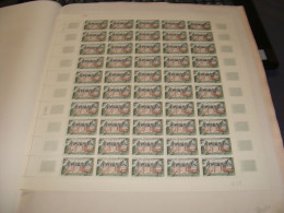 N° 1559 En Feuille De 50 Timbres  Entières Neuves - Ganze Bögen