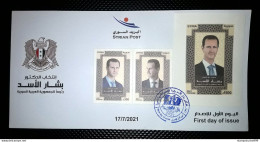 Syria, Syrie ,Syrien ,2021 , The President Baschar, FDC,  MNH** - Syrië