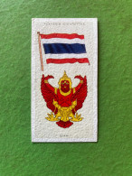 Player's Cigarettes Card National Flags And Arms - Siam Thailand - Andere & Zonder Classificatie