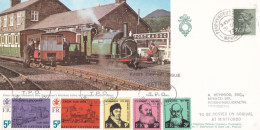 GB Engeland  1973 Portmadoc Station Card 31-10-1973 - Eisenbahnen