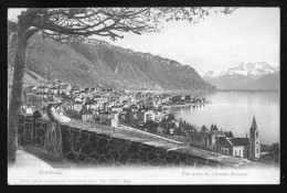 14784 - SUISSE - MONTREUX - Vue Prise De L'Avenue Belmont  - DOS NON DIVISE - Montreux