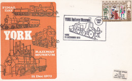 GB Engeland  1973 York Railway Museum Final Day 31-12-1973 - Eisenbahnen