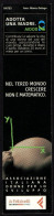 ITALIA - SEGNALIBRO / BOOKMARK - AIDOS - ASSOCIAZIONE ITALIANA DONNE PER LO SVILUPPO - ADOTTA UNA MADRE - I - Marcapáginas