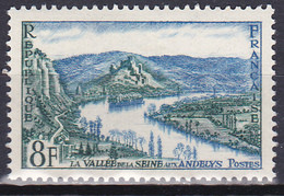 Timbre-poste Neuf** - Série Touristique Vallée De La Seine Aux Andelys Château Gaillard - N° 977 (Yvert) - France 1954 - Ungebraucht