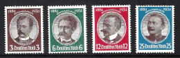 1934 - DEUTSCHES REICH Mi.540-543 MNH / ** - Unused Stamps